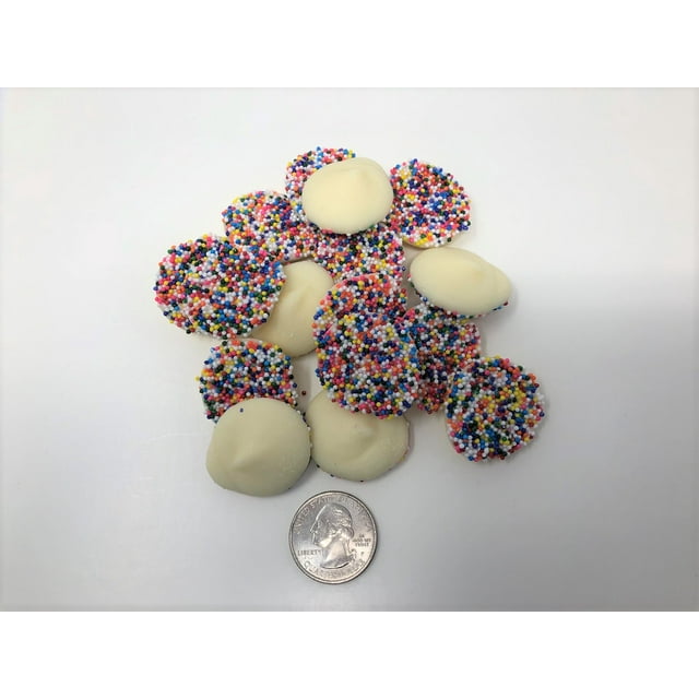 Gourmet Nonpareils White Chocolate Candy nonpareil 1 pound
