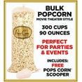 thumbnail image 1 of Gourmet Popcorn BULK/WHOLESALE-300 cups-90oz-Movie Theater Style! Party Bag. Free Sanitary Scooper! Pops Corn., 1 of 4