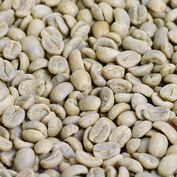 Gourmet Raw Unroasted Whole Coffee Beans by It's Delish, 5 Lbs