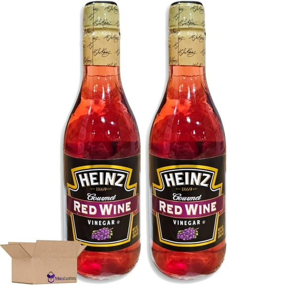 Heinz Gourmet Red Wine Vinegar Value Pack   | 12 Fl Oz | Pack of 2