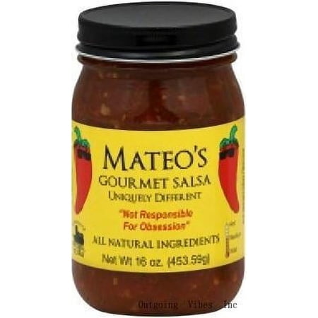 Gourmet Salsa 16Oz Glass Jar (Pack Of 3) Select Heat Level Below (Medium)