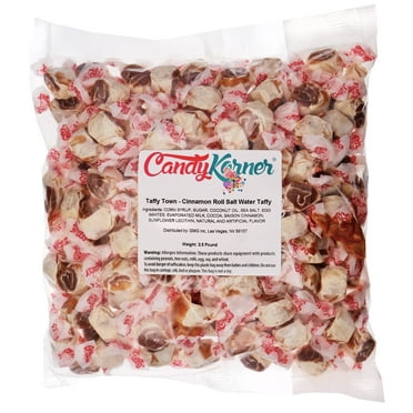 Gourmet Salt Water Taffy - Cinnamon Roll - 2.5 Pounds (40 Ounces) By CandyKorner