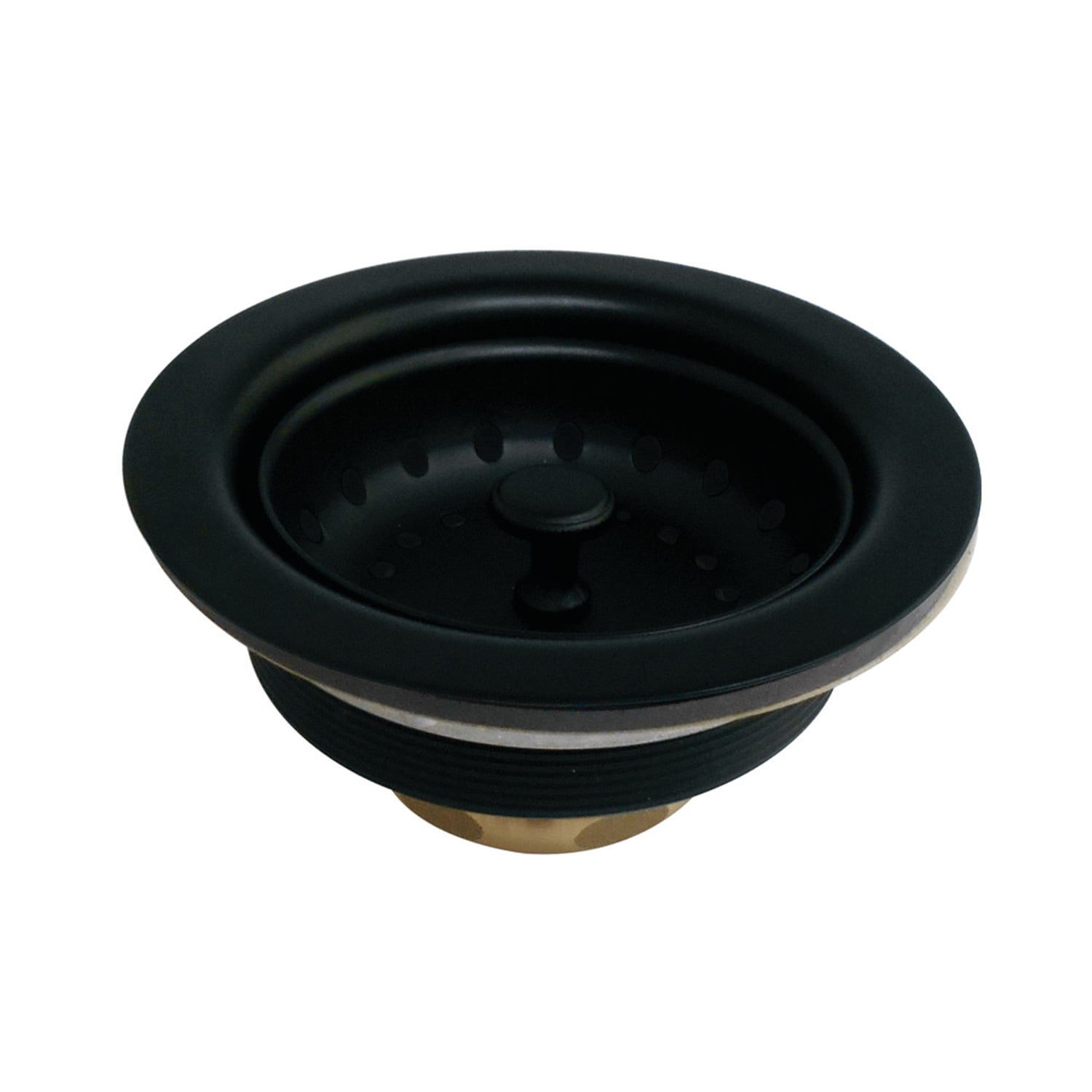 Matte Black Stainless Steel Kitchen Sink Basket Strainer
