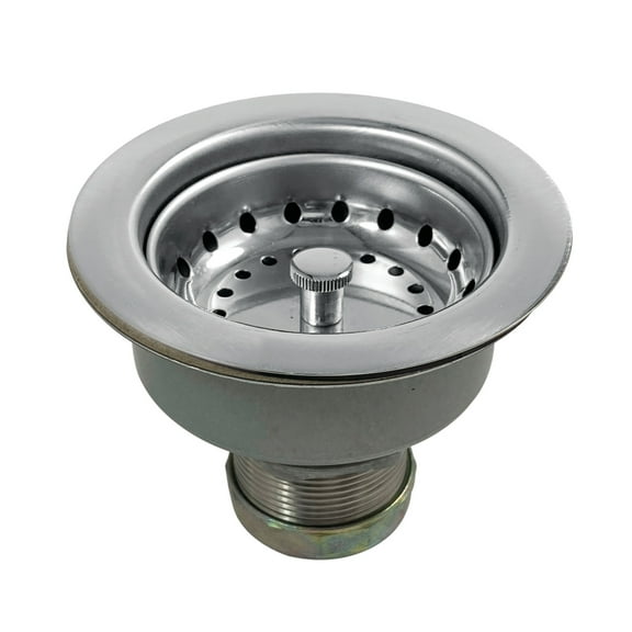 Kingston Brass K112 Tacoma Kithchen Sink Basket Strainer in Stainless Steel