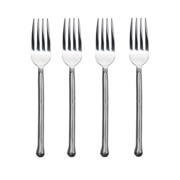 Gourmet Settings Exotique Platinum 18/10 Stainless Dinner Fork (Set of Four)