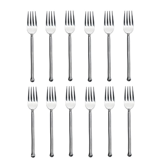 Gourmet Settings Exotique Platinum 18/10 Stainless Salad Fork (Set of Twelve)