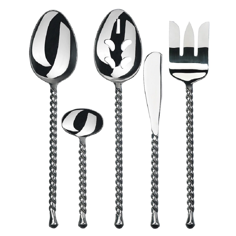 Gourmet Settings Minicucchiai In Acciaio Inox Argento - Set Da 4 Pezzi, Forgiati, Lavastoviglie, Garanzia 50 Anni