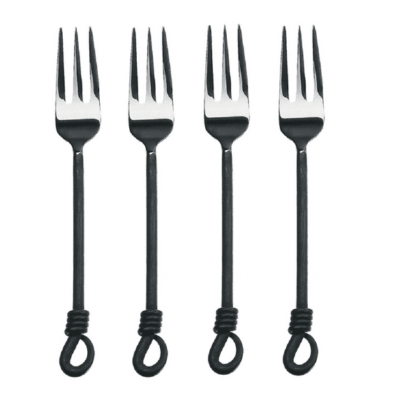 Gourmet Settings (GS) Twist & Shout 7 1/2" Salad Fork (Set of Four)