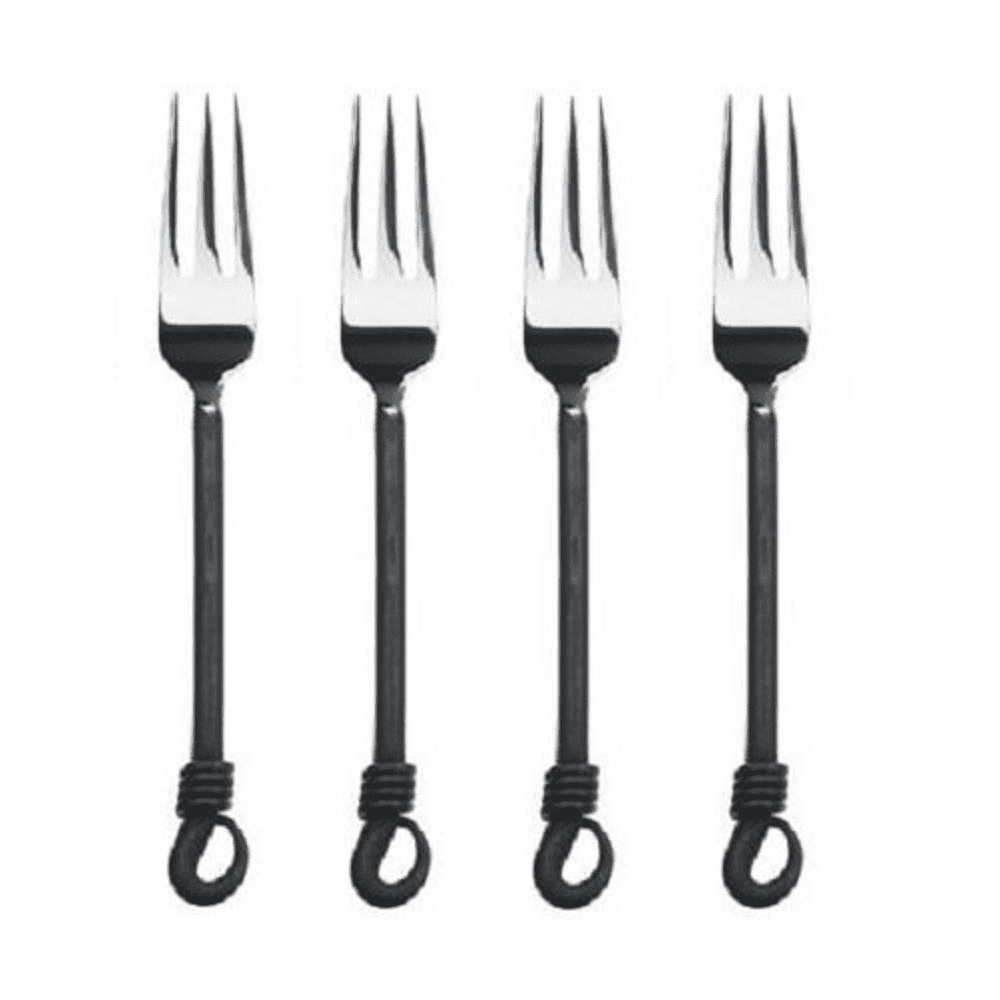 Gourmet Settings (GS) Twist & Shout 8 1/4" Dinner Fork (Set of Four)