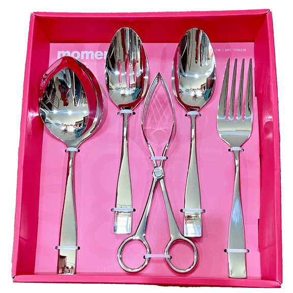 Gourmet Settings Moments 5-piece Classic Serving Set 18/10 Stainless Steel