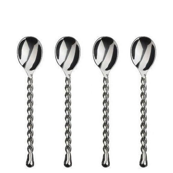 Gourmet Settings Silver Tear Set of 4 Mini Spoons