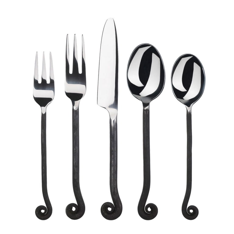 Gourmet Settings Treble Clef Stainless 20pc Flatware Set for Four