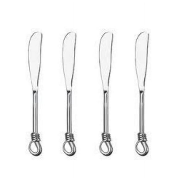 Gourmet Settings Twist 18/10 Stainless Steel Spreader (Set of Four)