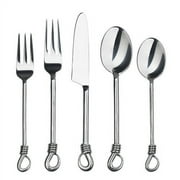 Gourmet Settings Twist 20pc. Stainless Steel Flatware Set Service for Four
