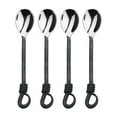 thumbnail image 1 of Gourmet Settings Twist N Shout Mini Spoons, 18/10 Stainless Steel, Set of 4, 1 of 6