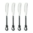 thumbnail image 1 of Gourmet Settings Twist N Shout Spreader, 18/10 Stainless Steel, Set of 4, 1 of 6