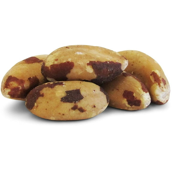Gourmet Toasted Brazil Nuts by Its Delish, 1 lb Bulk Bag Oven Fresh Dry Roasted Whole Shelled Brazil Nuts Unsalted - Keto, Vegan, Kosher