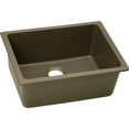 thumbnail image 1 of Elkay Quartz Classic 24-5/8" x 18-1/2" x 9-1/2", Single Bowl Undermount Sink, Mocha, 1 of 3