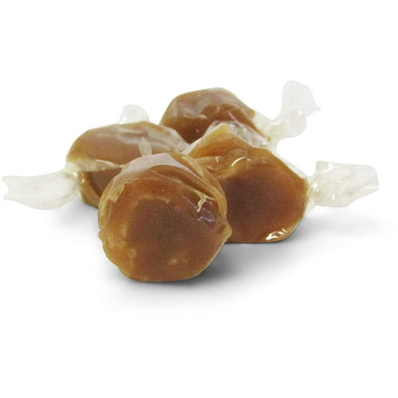 Gourmet Vanilla Caramel Taffy by Its Delish, 5 lbs Bulk Bag  Individually Wrapped Handcrafted Soft Brown Candy  Delicious Chewy Snack Treat for Parties at Home or Office, Certified Kosher Dairy -...