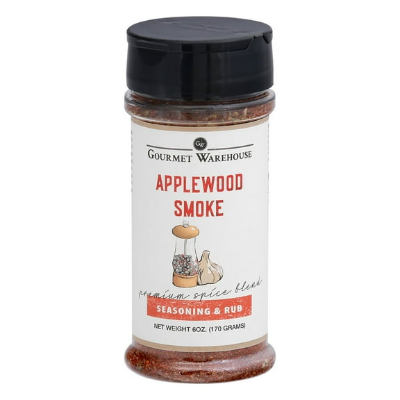 Gourmet Warehouse Applewood Smoke Seasoning & Rub - 6 oz (Packaging May Vary)