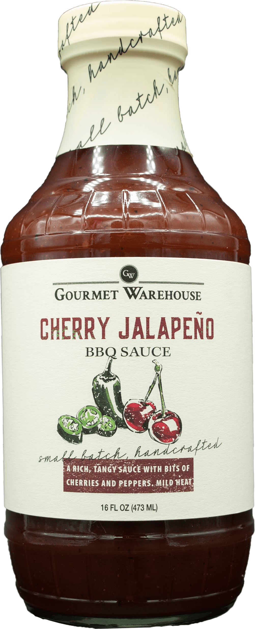 Gourmet Warehouse Cherry Jalapeno BBQ Sauce, 16 oz