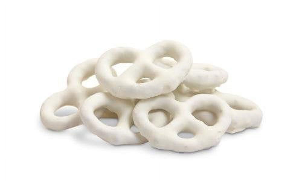 Gourmet White Chocolate Covered Pretzels by Its Delish, 5 lbs