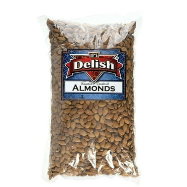 Gourmet Whole Almonds Roasted Unsalted by Its Delish, 2 lbs