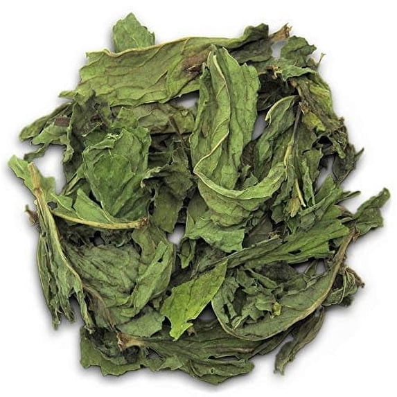 Gourmet Whole Mint Leaves by It's Delish, 8 OZ Bulk Bag All Natural Spearmint Leaf Best For Diet, Cooling Refreshing Tea & Flavoring