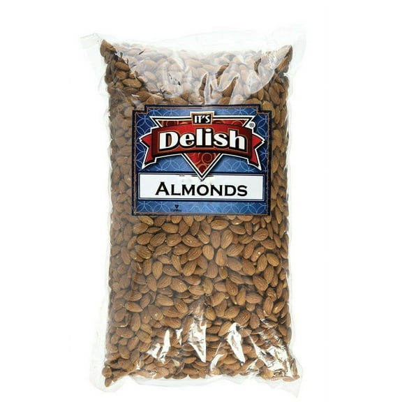 Gourmet Whole Raw Almonds by Its Delish, 10 lbs. Bulk
