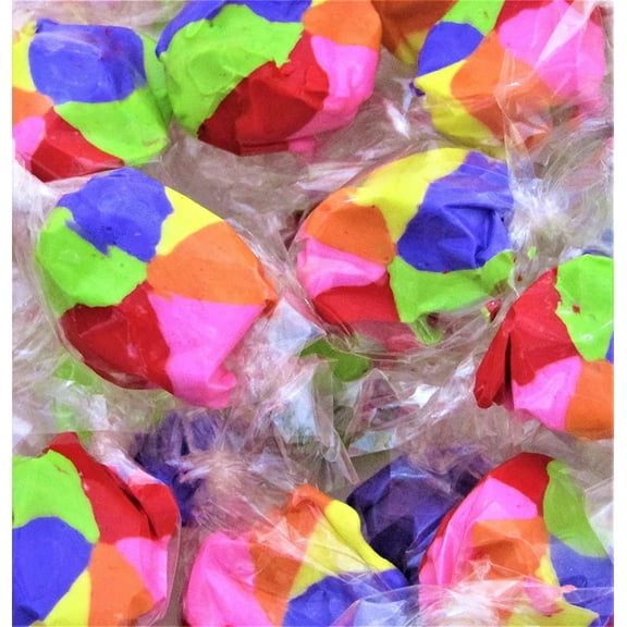 Gourmet Wrapped Tutti Fruity Taffy by Its Delish, 1 lb 16 Oz Bag Individually Wrapped Taffies