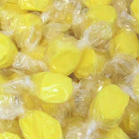 Gourmet Yellow Banana Soft Taffy Chews by It's Delish, 16 Oz 1 lb Bag Kosher Bulk Taffies