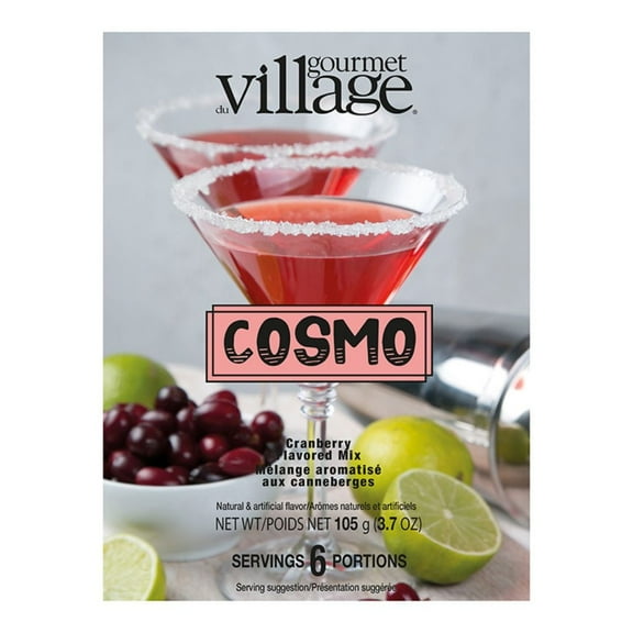 Gourmet du Village Cosmo Flavored Drink Mix 3.7 Oz