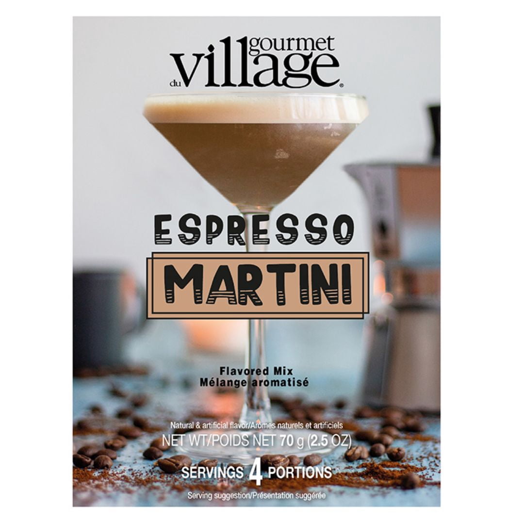 Gourmet du Village Espresso Martini Flavored Drink Mix 2.5 Oz