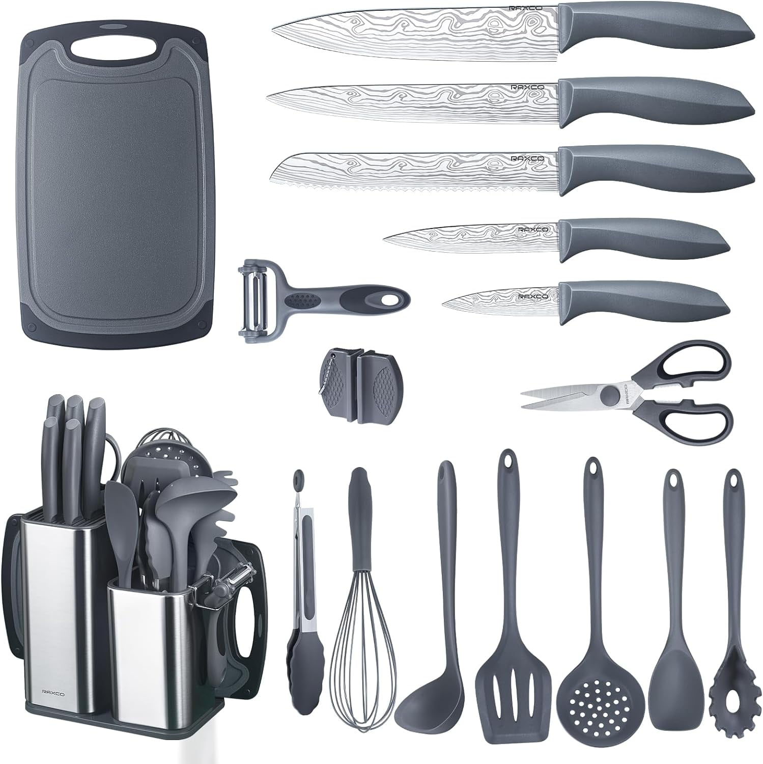 キッチンエイド　新品未使用　14ピースカトラリーナイフセット KitchenAid Classic 14-Piece Stainless Steel Knife Set with