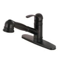 thumbnail image 1 of Kingston Brass GSC7575WEL Single-Handle 1-or-3 Hole Deck Mount Pull-Out Sprayer Kitchen Faucet in Oil Rubbed Bronze, 1 of 5