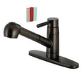 thumbnail image 1 of Gourmetier GSC885DKLSP Single-Handle Pull-Out Kitchen Faucet, Oil Rubbed Bronze, 1 of 7