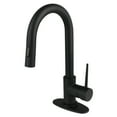 thumbnail image 1 of Gourmetier LS2460NYL New York Single-Handle Pull Down Sprayer Bar Faucet, Matte Black, 1 of 4