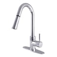 thumbnail image 1 of Gourmetier LS8621DL Concord Single-Handle Pull-Down Kitchen Faucet, Polished Chrome, 1 of 5