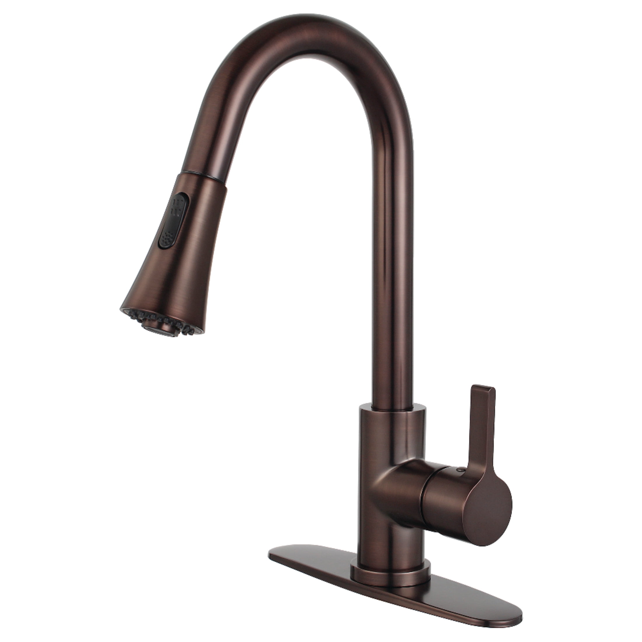 Kingston Brass LS8725CTL Continental Single-Handle Pull-Down Kitchen Faucet in Oil Rubbed Bronze