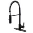thumbnail image 1 of Gourmetier LS8776CTL Continental Single-Handle Pre-Rinse Kitchen Faucet, Naples Bronze, 1 of 2