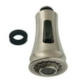 thumbnail image 1 of Kingston Brass KDH8818 Gourmet Scape 2-Function Pull-Down Kitchen Faucet Sprayer Head, Brushed Nickel, 1 of 4
