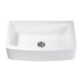 thumbnail image 1 of Gourmetier  Modern Solid Surface 36 x 22 in. Farmhouse Single Bowl Kitchen Sink - Matte White, 1 of 1