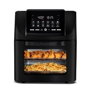 Gourmia 14 Qt Air Fryer Oven, 12 Presets, Rotisserie, FryForce 360°, Black