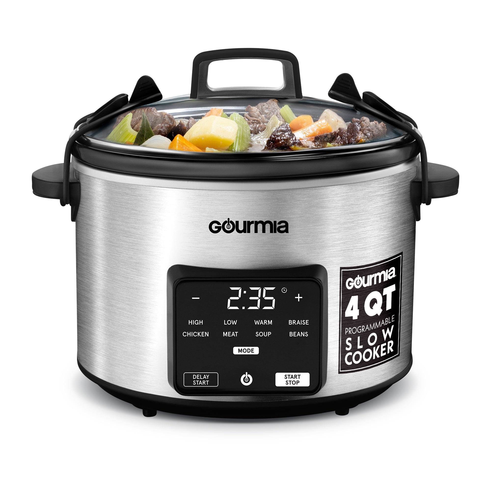 Crock-Pot Slow Cooker Digitale - Pentola A Cottura Lenta 5,7 Litri, Acciaio Inox - Foto 5