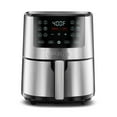 thumbnail image 1 of Gourmia 4-Qt Digital Air Fryer with Guided Cooking, Easy Clean, Stainless Steel, 1 of 7