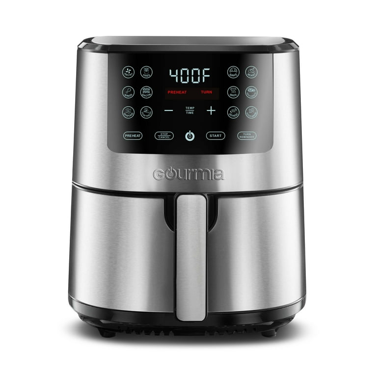 Gourmia 4-Qt Digital Air Fryer with Guided Cooking, Easy Clean