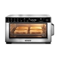 thumbnail image 1 of Gourmia 4-Slice Air Fryer Toaster Oven — Digital Countertop Oven with 12 Presets, Stainless Steel, 1 of 12