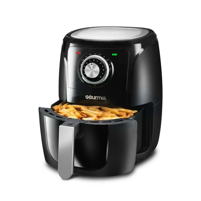Gourmia 5Qt Air Fryer with Dishwasher Safe Basket, Black GAF236, New