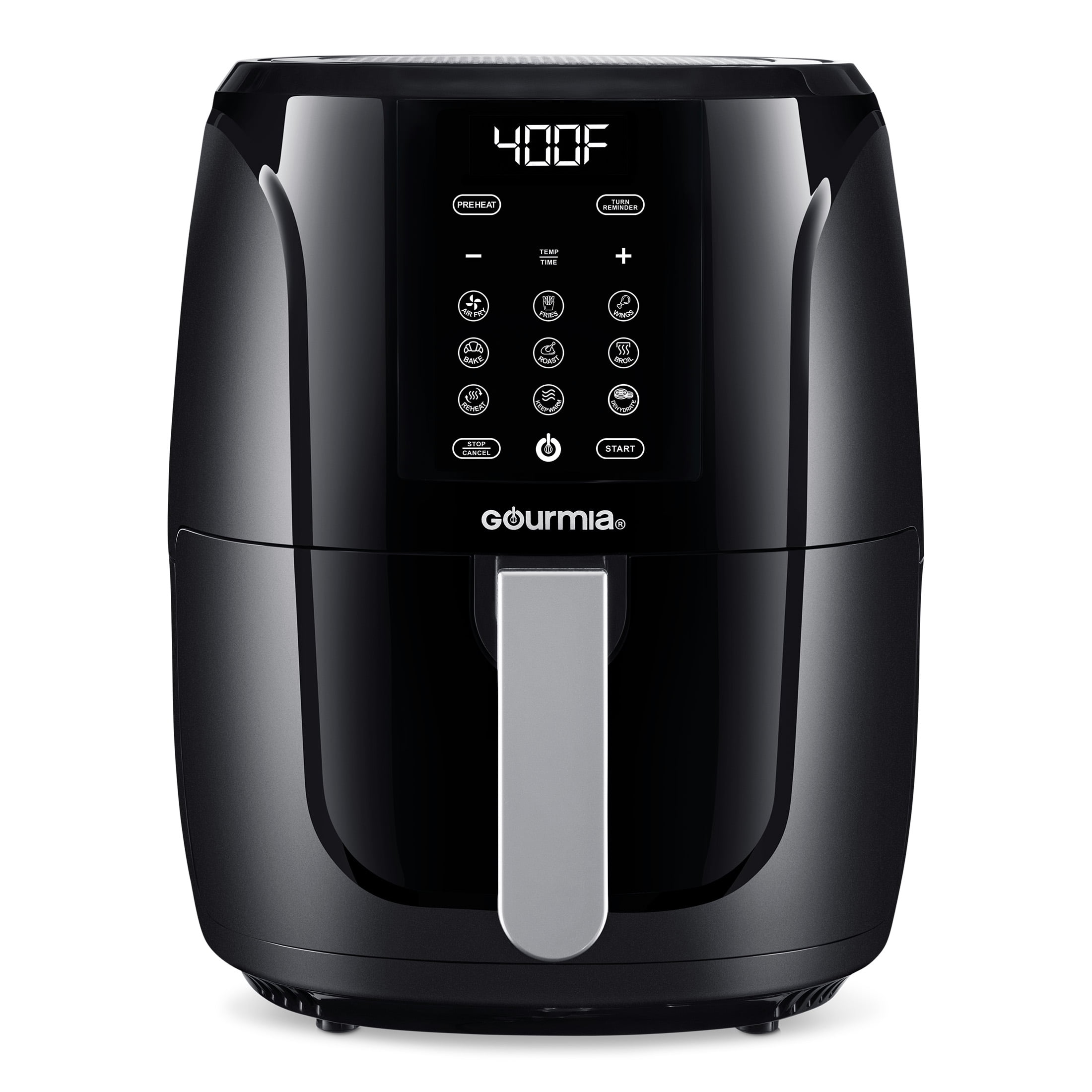 Gourmia 5 Qt Digital Air Fryer with 9 Presets, Black