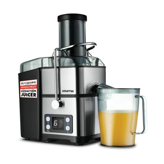 Open Box Gourmia 6 Speed Digital Juice Extractor with Wide Chute, Pulse & Self-Clean Mode